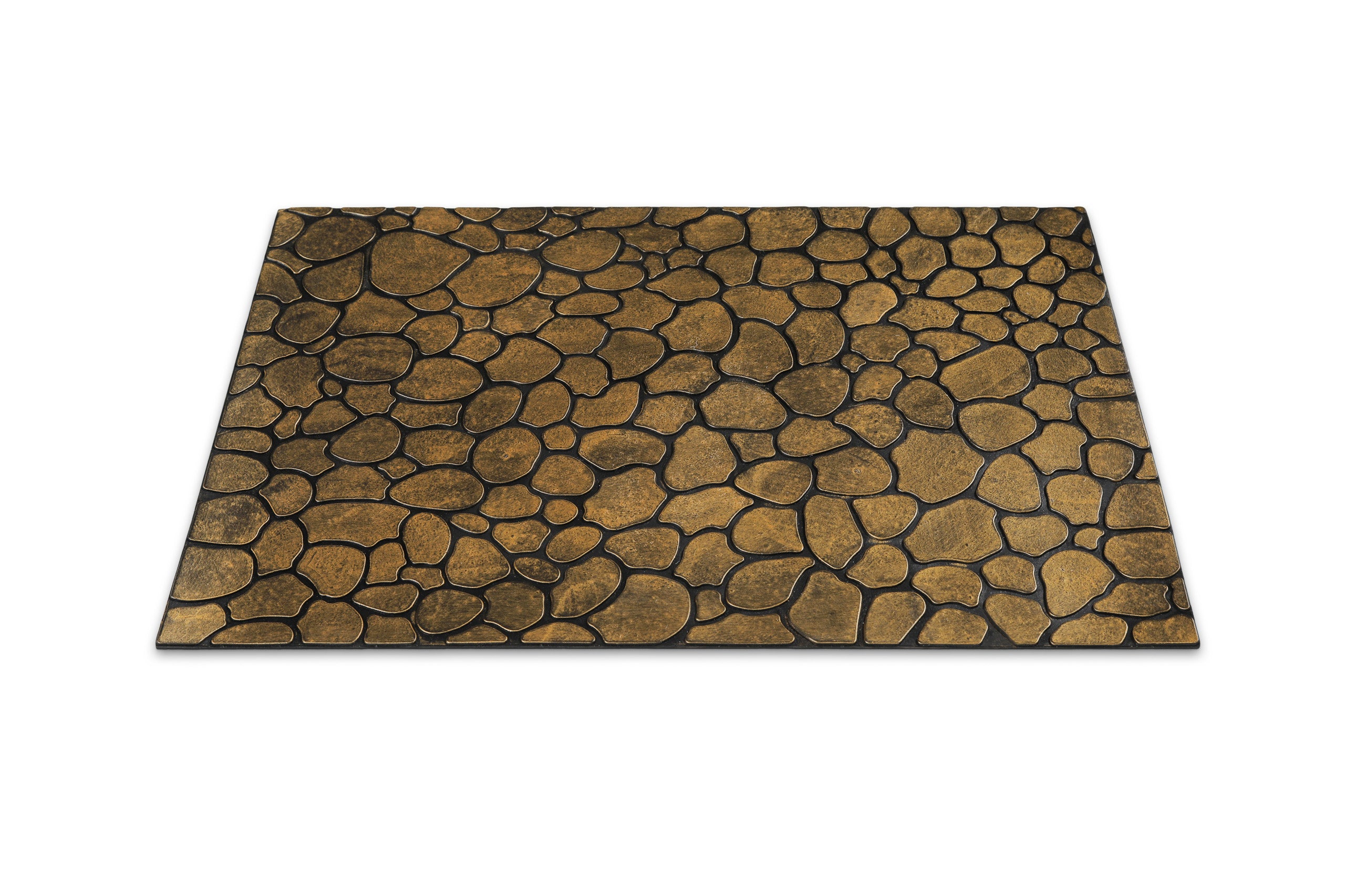 weconhome-desert-pebble-fu-matte-eckig-aus-gummi-gold-braun image 4