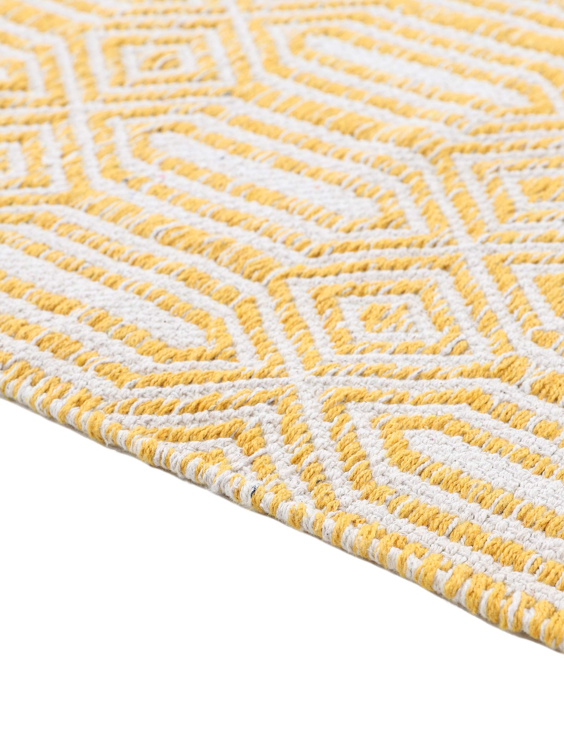carpetfine-kelim-oregan-l-ufer-gelb-75x300-cm-flachgewebe-baumwolle image 5
