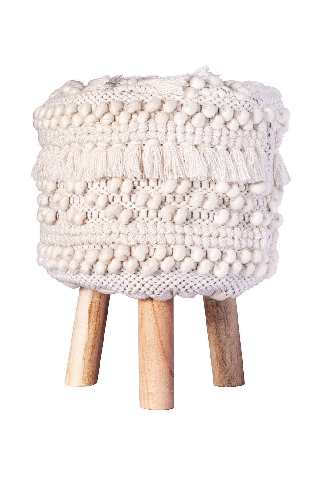 kayoom-bohist-325-hocker-boho-style-mit-fransen-und-quasten image 4