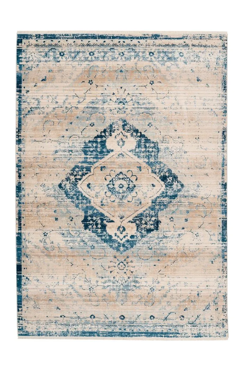 kayoom-baroque-525-fransenteppich-weicher-vintage-teppich-mit-orientalischem-mus image 1