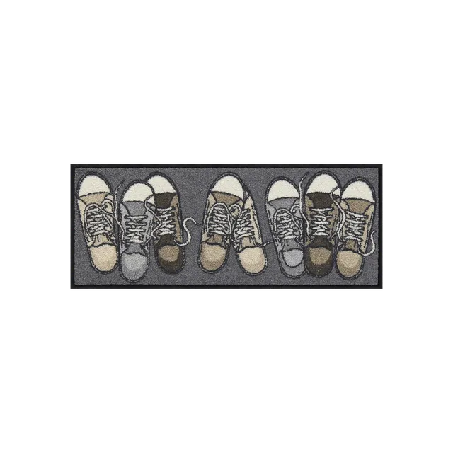 salonloewe-sneakers-minimatte-30-x-75-cm-stilvolle-fu-matte-mit-turnschuh-motiv- image 1