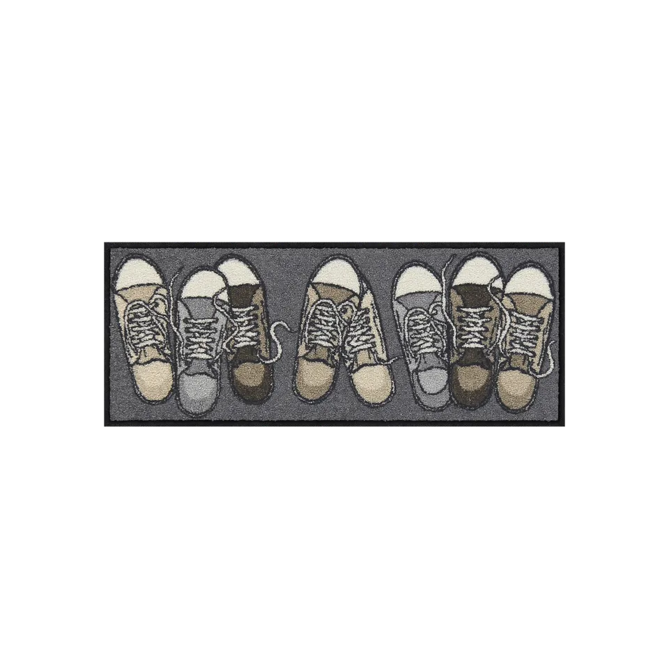 salonloewe-sneakers-minimatte-30-x-75-cm-stilvolle-fu-matte-mit-turnschuh-motiv- image 1