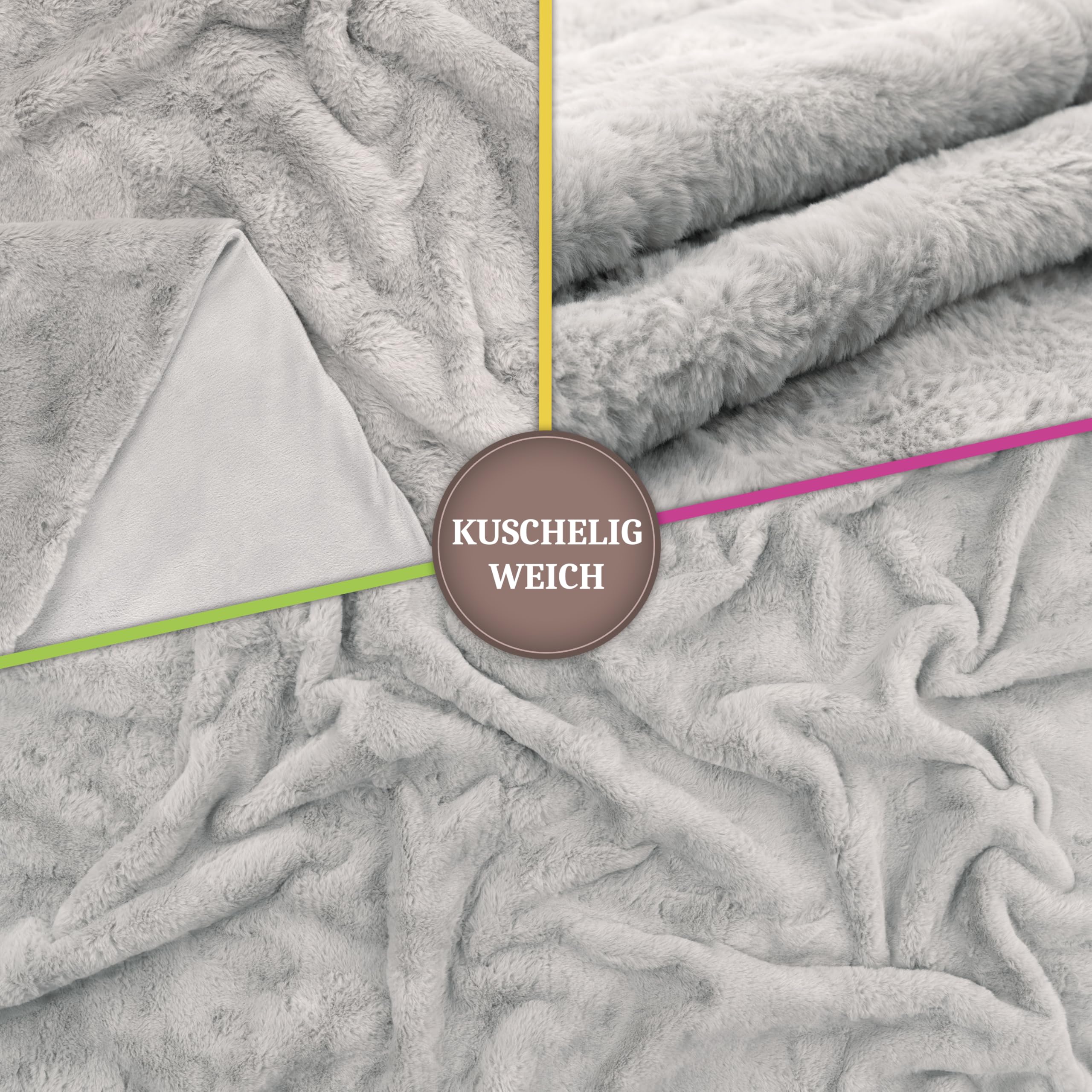 paco-home-cosmo-kuscheldecke-200x240-cm-grau-shaggy-soft-waschbar image 3