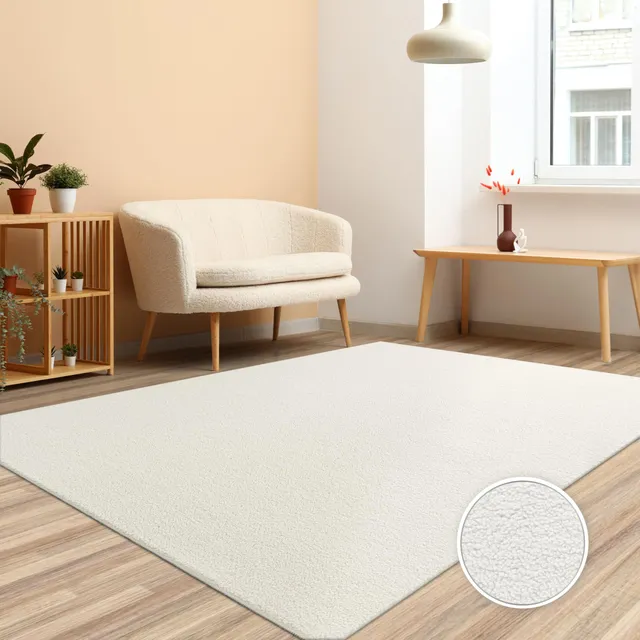 paco-home-teddy-teppich-120x160-cm-creme-hochflor-kunstfell-waschbar image 1