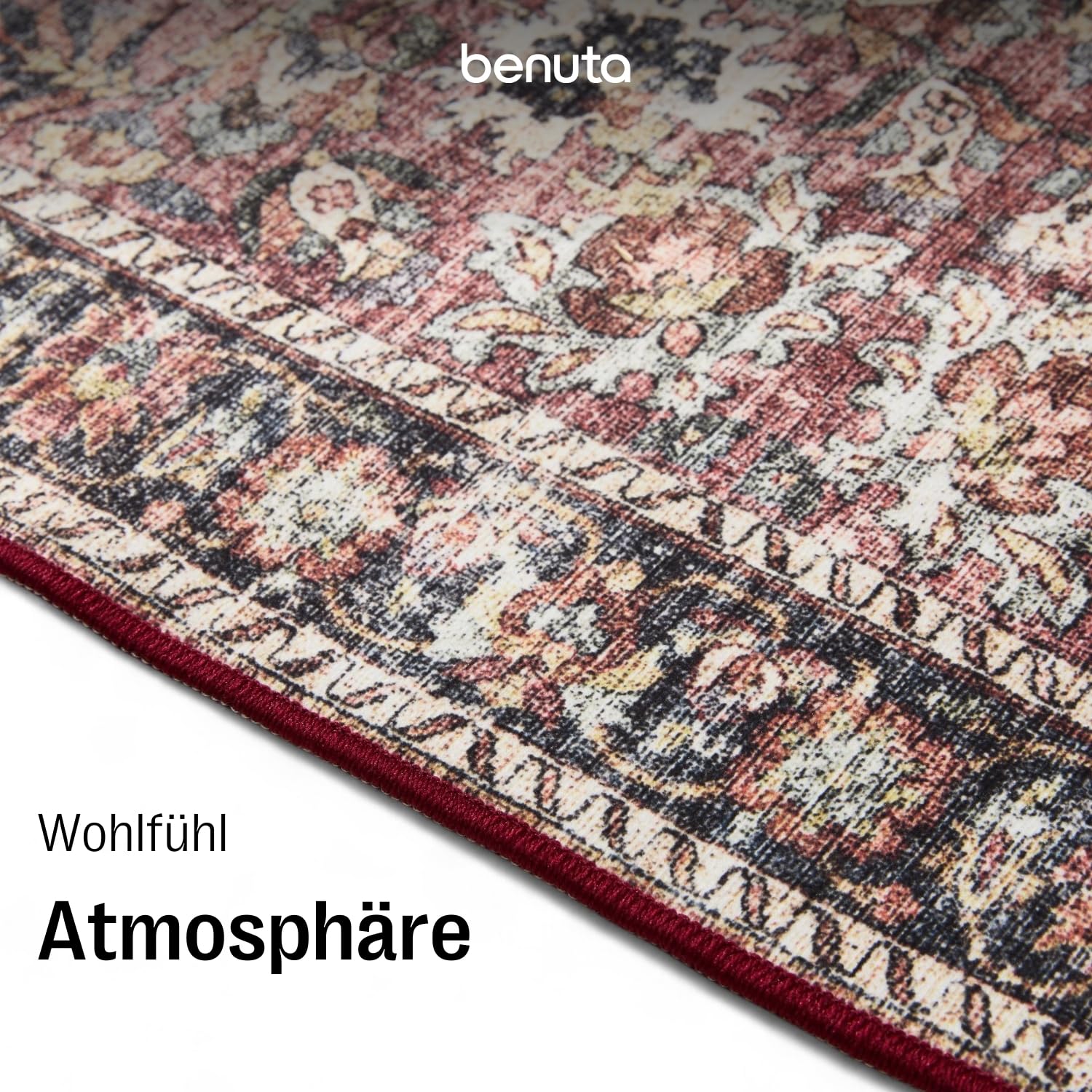 benuta-basic-george-waschbarer-teppich-multicolor-rot-80x150-cm image 4