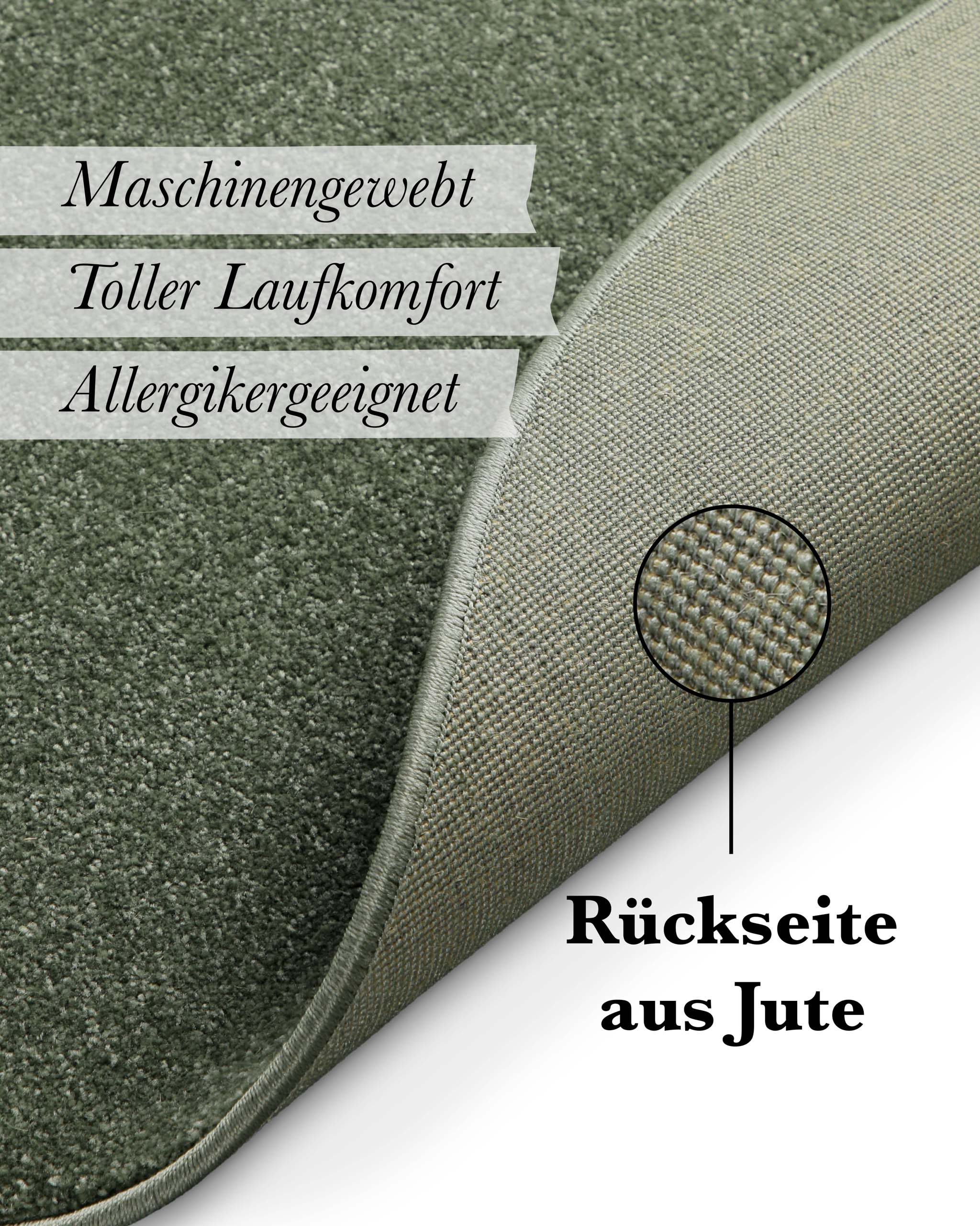 weconhome-freja-basics-kurzflorteppich-rund-laub-gr-n image 3