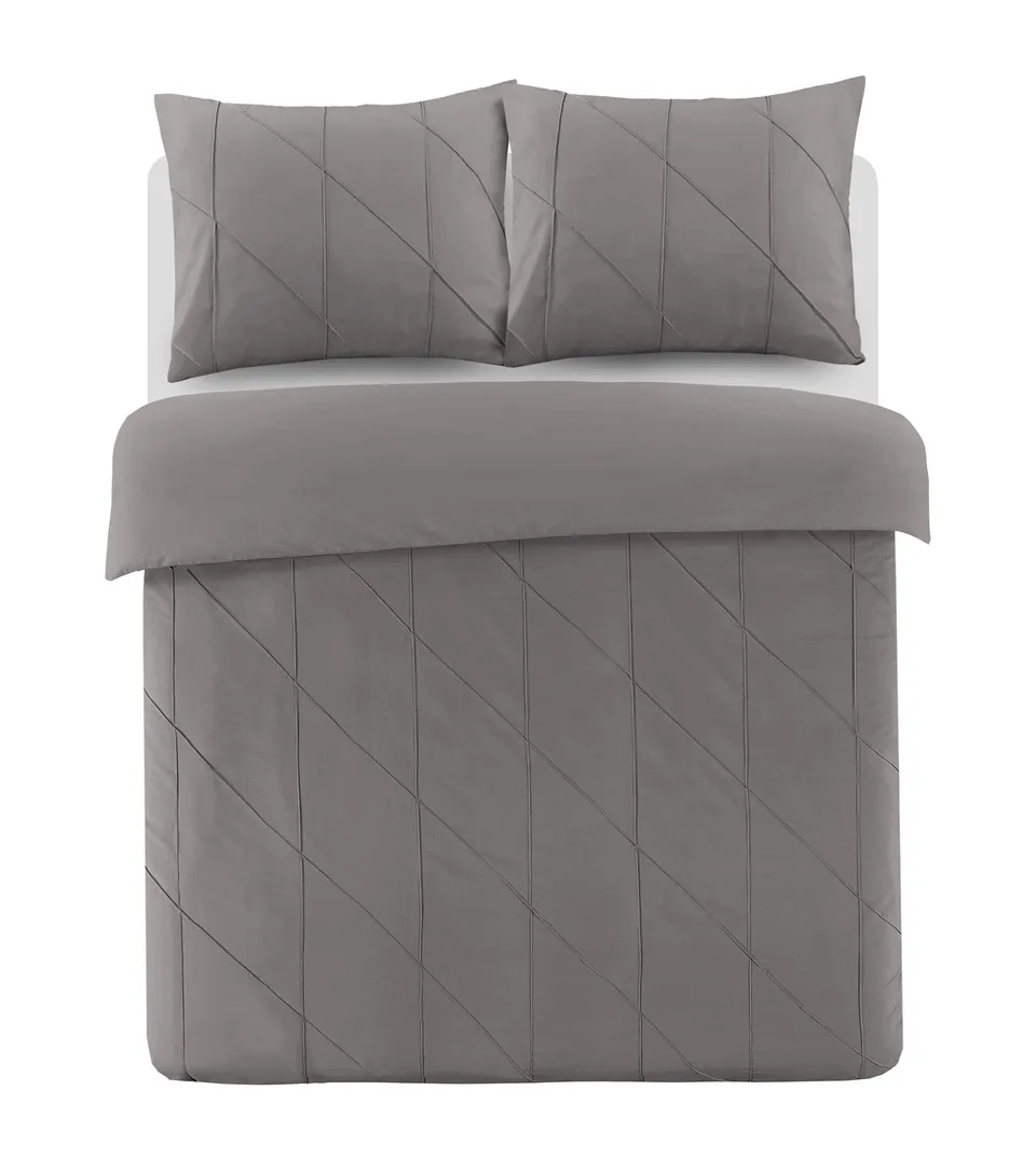 kayoom-bettw-sche-lamia-125-100-baumwolle-satin-135x200-cm-80x80-cm-grau image 1