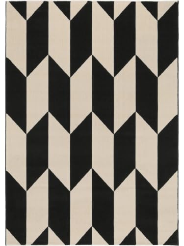 benuta-pop-teppich-dessert-schwarz-wei-120x170-cm-grafischer-zickzack-teppich-au image 8