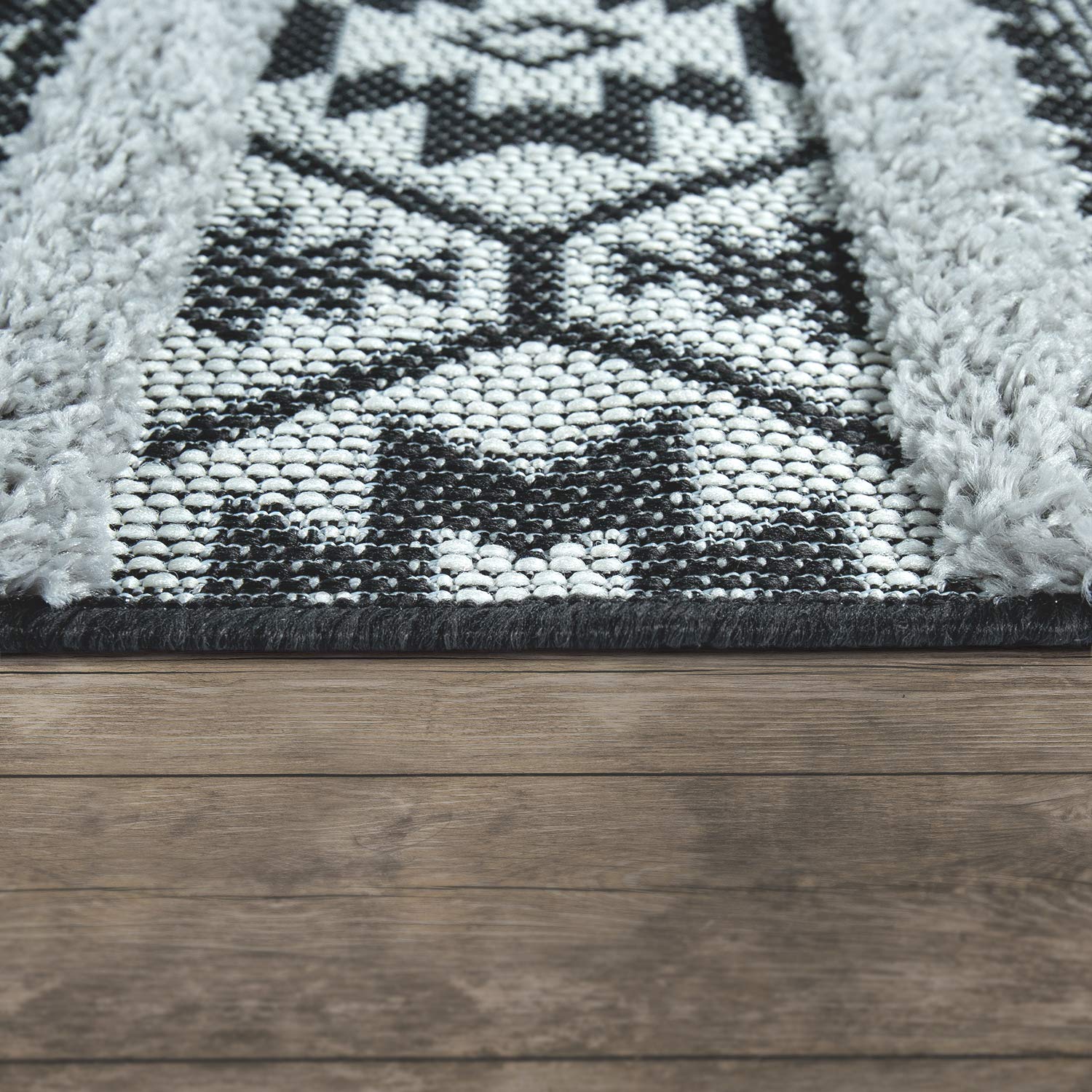 paco-home-aachen-outdoor-teppich-120x170-cm-schwarz-2-ethno-3d image 2