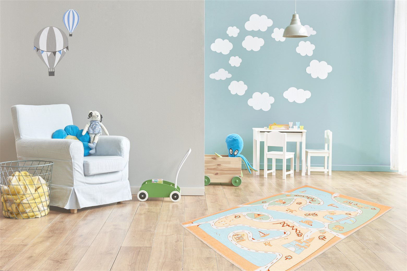 kayoom-bambini-225-kinderzimmerteppich-flachflor-robust-ab-12-50 image 2