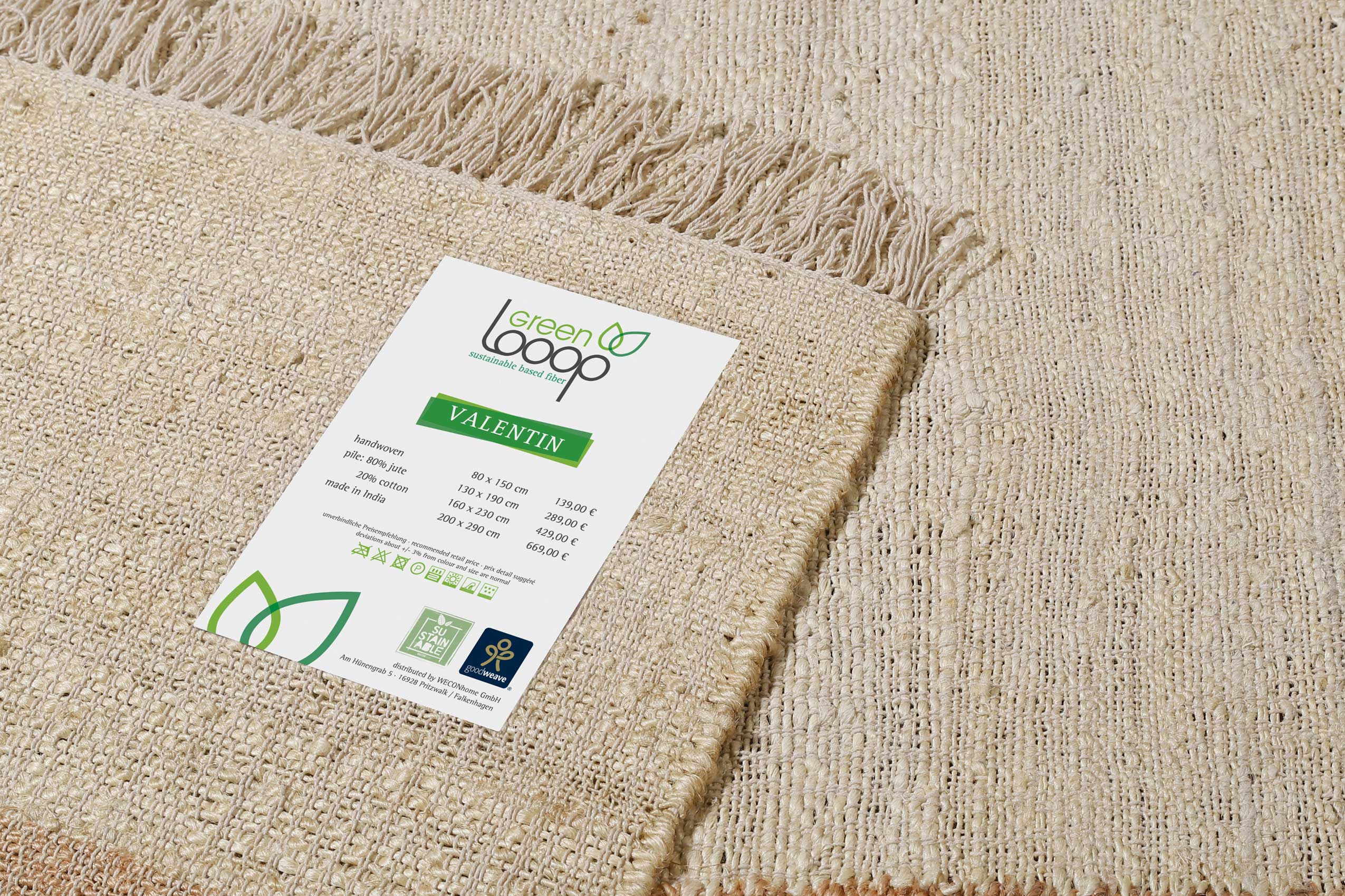 weconhome-green-looop-valentin-handwebteppich-naturfaser-beige-braun-eckig image 6