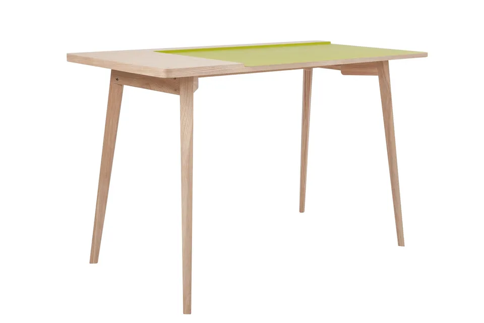 kayoom-schreibtisch-avery-ii-skandinavischer-stil-esche-gr-n-120x60-cm-klare-for image 1
