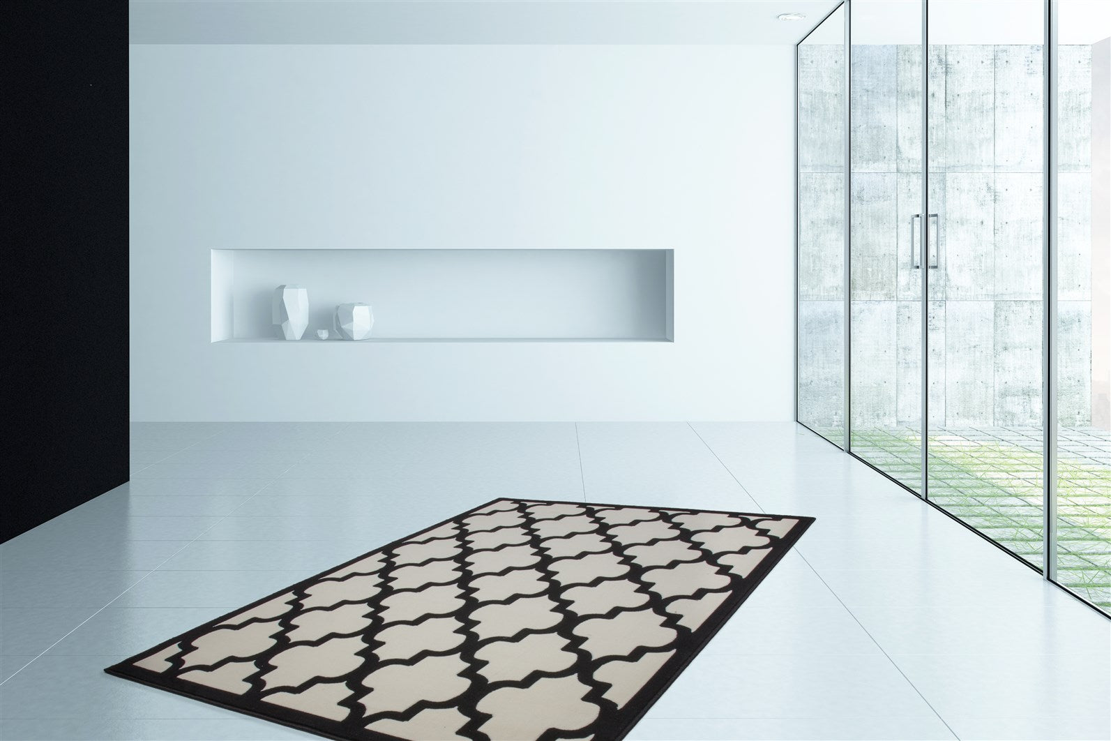 kayoom-manolya-3097-kurzflorteppich-mit-konturenschnitt-und-geometrischem-trendd image 7