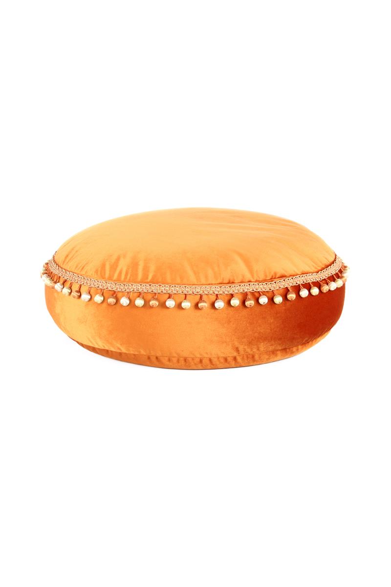 kayoom-taj-mahal-425-pouf-orientalischer-sitzhocker-mit-samtiger-oberfl-che-und- image 1