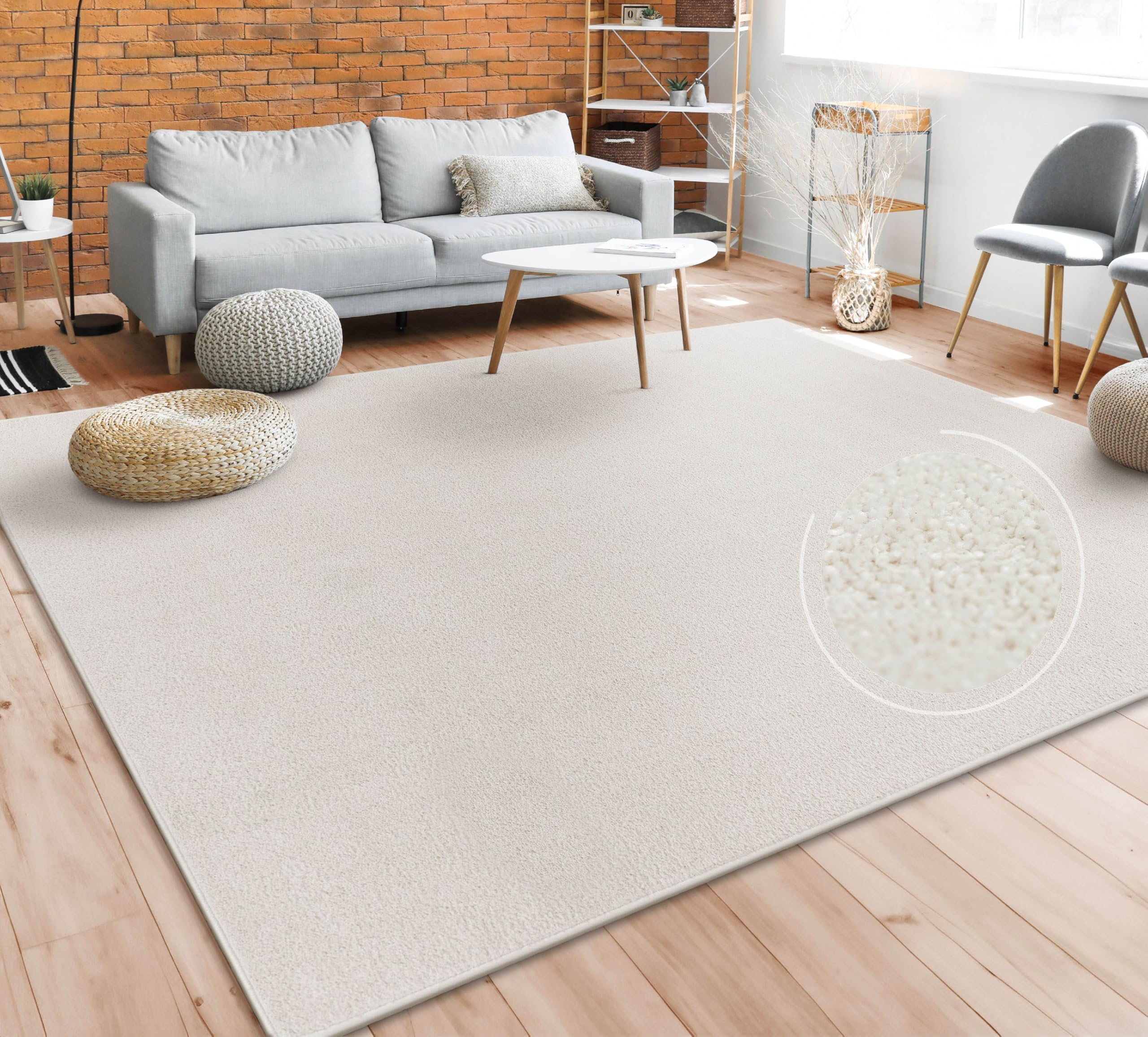paco-home-kurzflor-teppich-anthrazit-240x340-cm-xxl-uni image 8