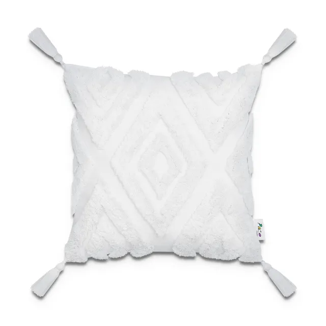 paco-home-boho-kissenbezug-mit-quastenfransen-creme-wei-single image 1