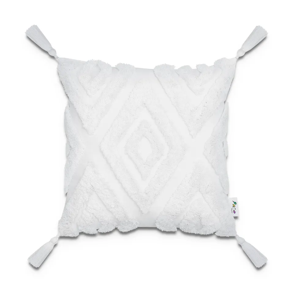 paco-home-boho-kissenbezug-mit-quastenfransen-creme-wei-single image 1