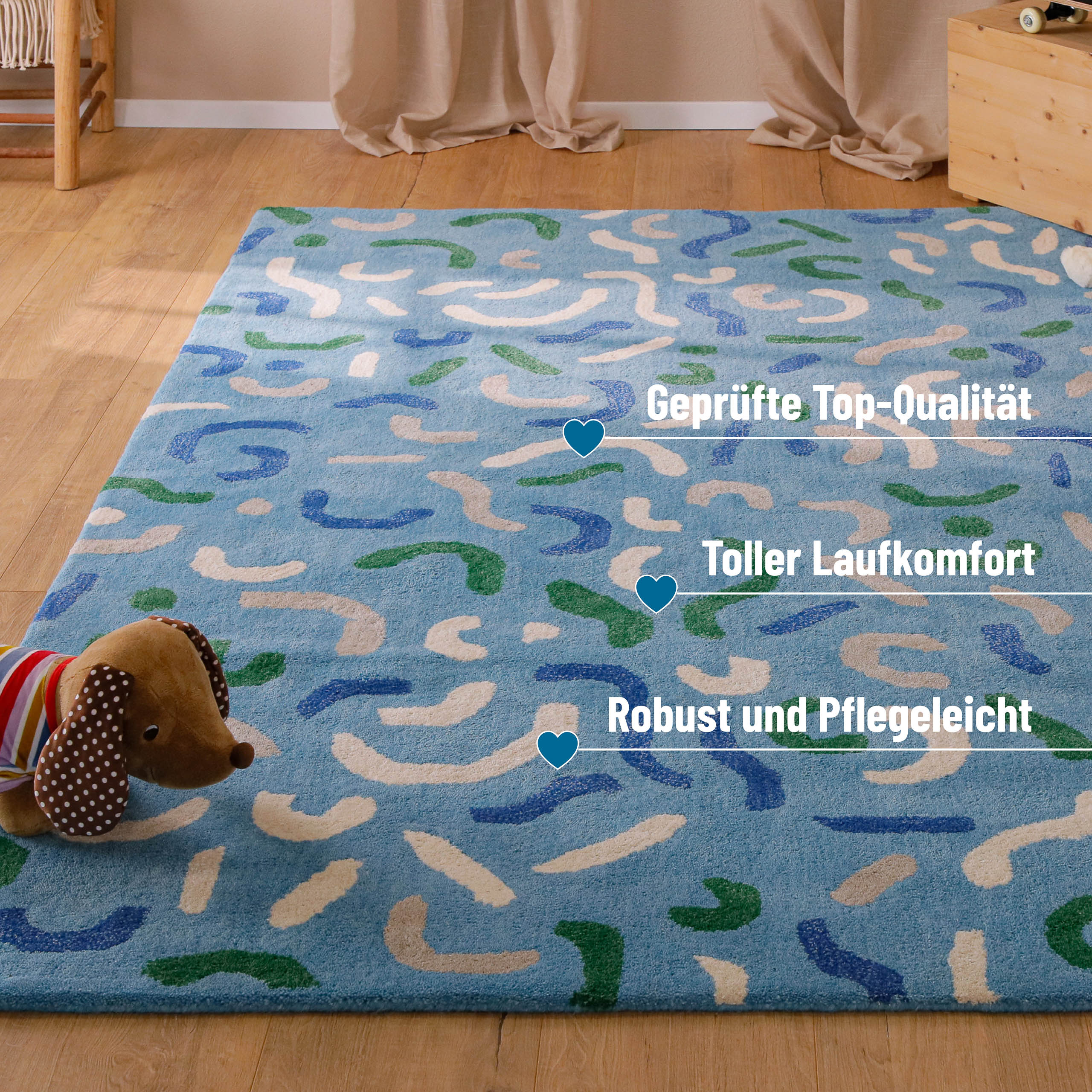weconhome-kinderteppich-confetti-aus-schurwolle-blau-gr-n-handgetuftet-smart-kid image 7