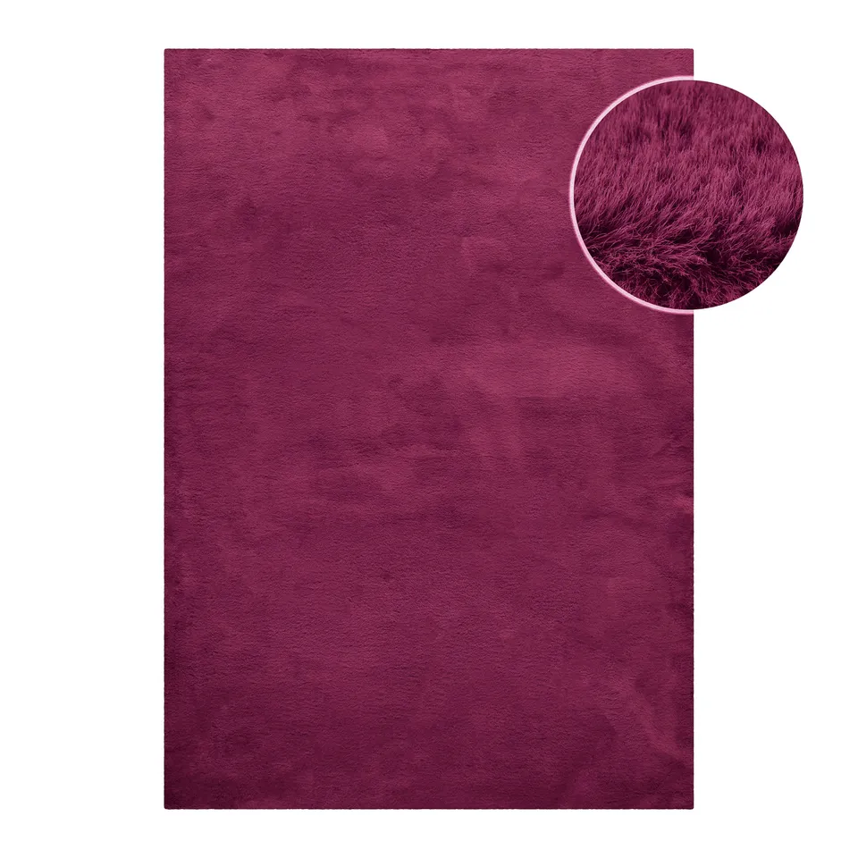 weconhome-basics-kunstfell-teppich-violett-flauschig-anna image 1