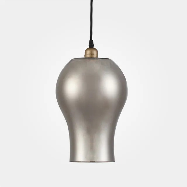 kayoom-h-ngelampe-gala-hellsilber-glas-18-x-18-x-33-cm-1-2-kg-moderne-pendelleuc image 1