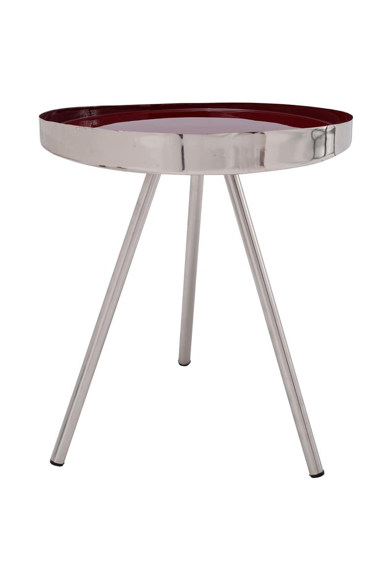 kayoom-beistelltisch-morrison-725-runder-retro-tisch-aus-metall-mit-hohem-rand image 3