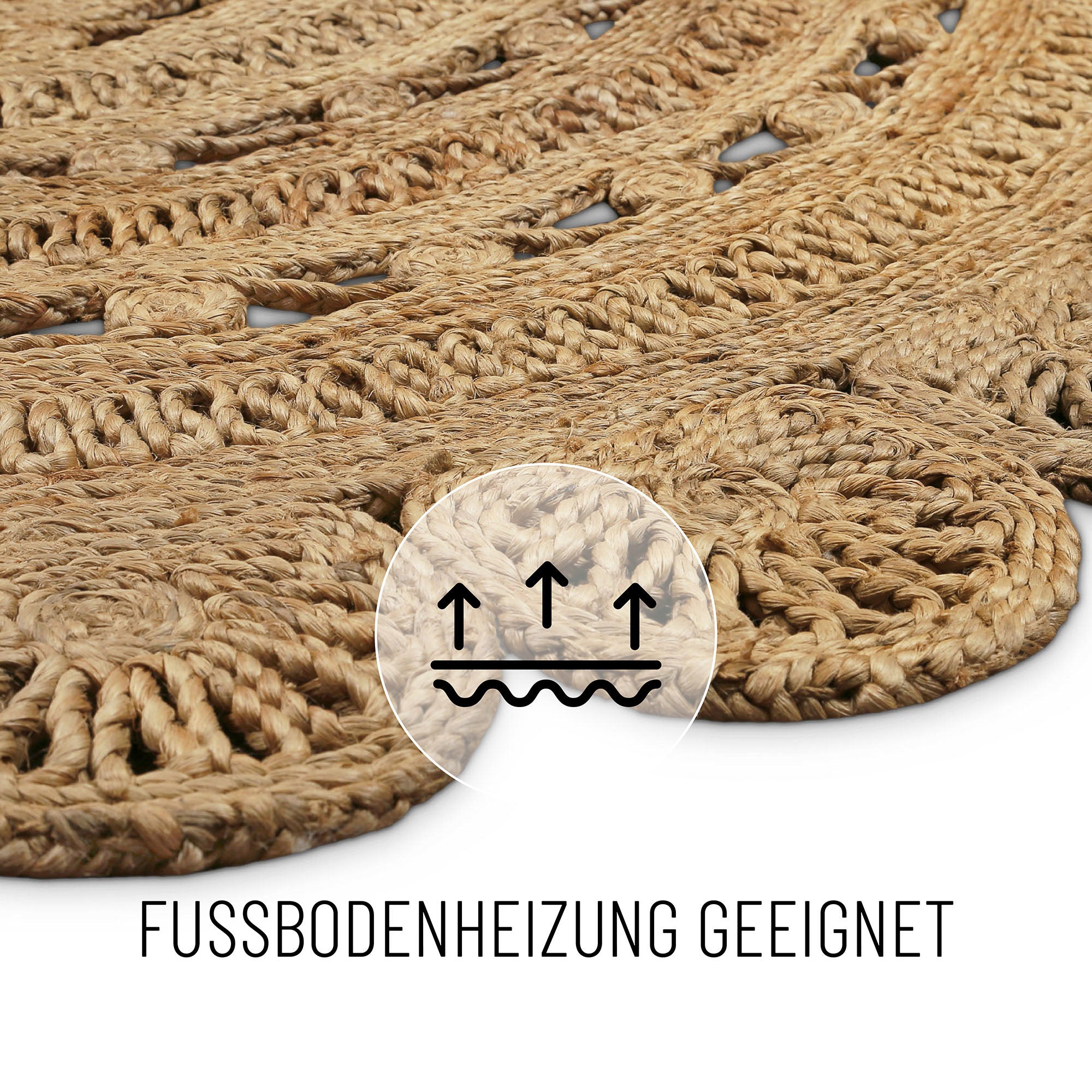 weconhome-green-looop-bloom-jute-teppich-rund-handgewebt-aus-100-reiner-jute-flo image 6
