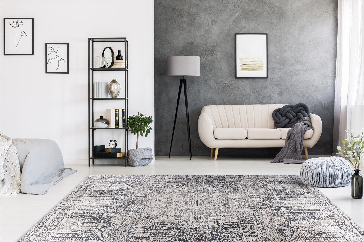 kayoom-rhodin-925-vintage-teppich-mit-ice-effect-glamour-ses-design-10-statt-19 image 3