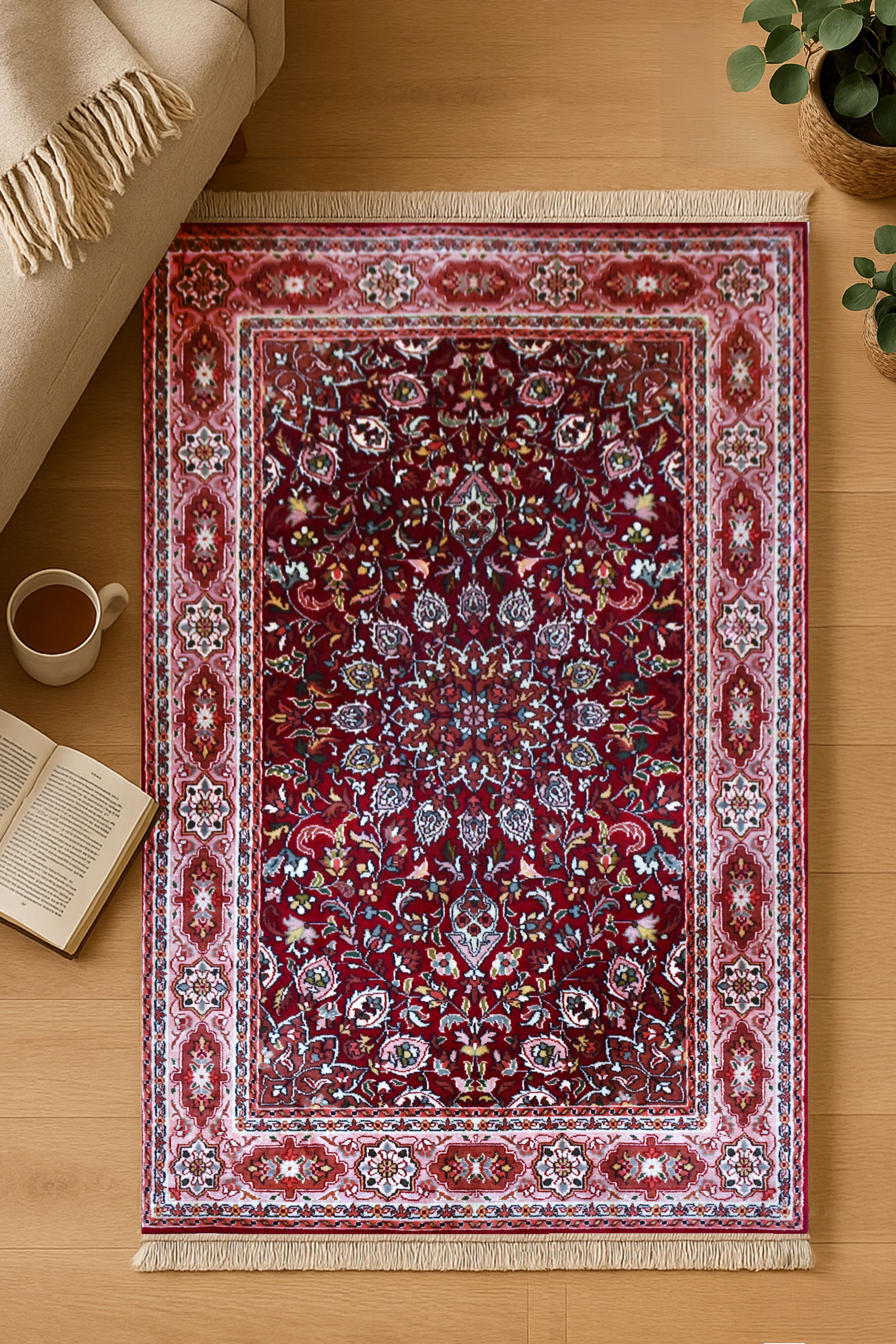 kayoom-kashan-999-multi-92cm-x-151cm-handgew-ebter-orient-teppich image 3