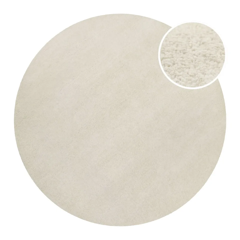 weconhome-kurzflor-teppich-rund-hamptons-fortythree-creme-wei-schurwolle image 1