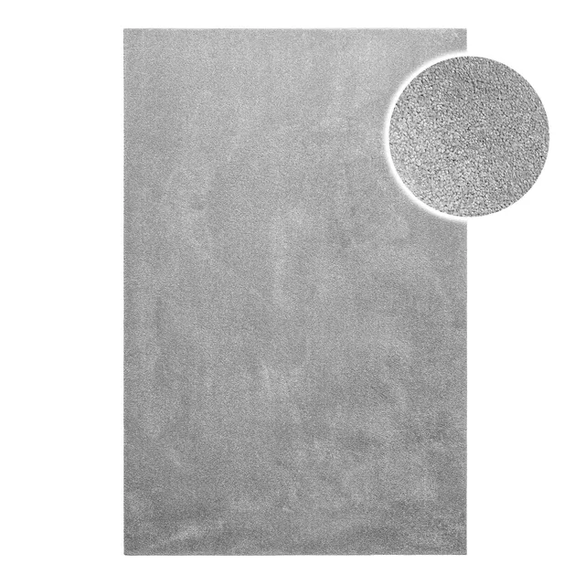 homie-living-teppich-venice-grau-kurzflor-soft image 1