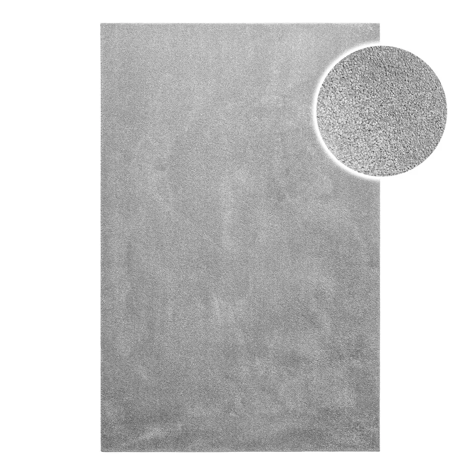 homie-living-teppich-venice-grau-kurzflor-soft image 1