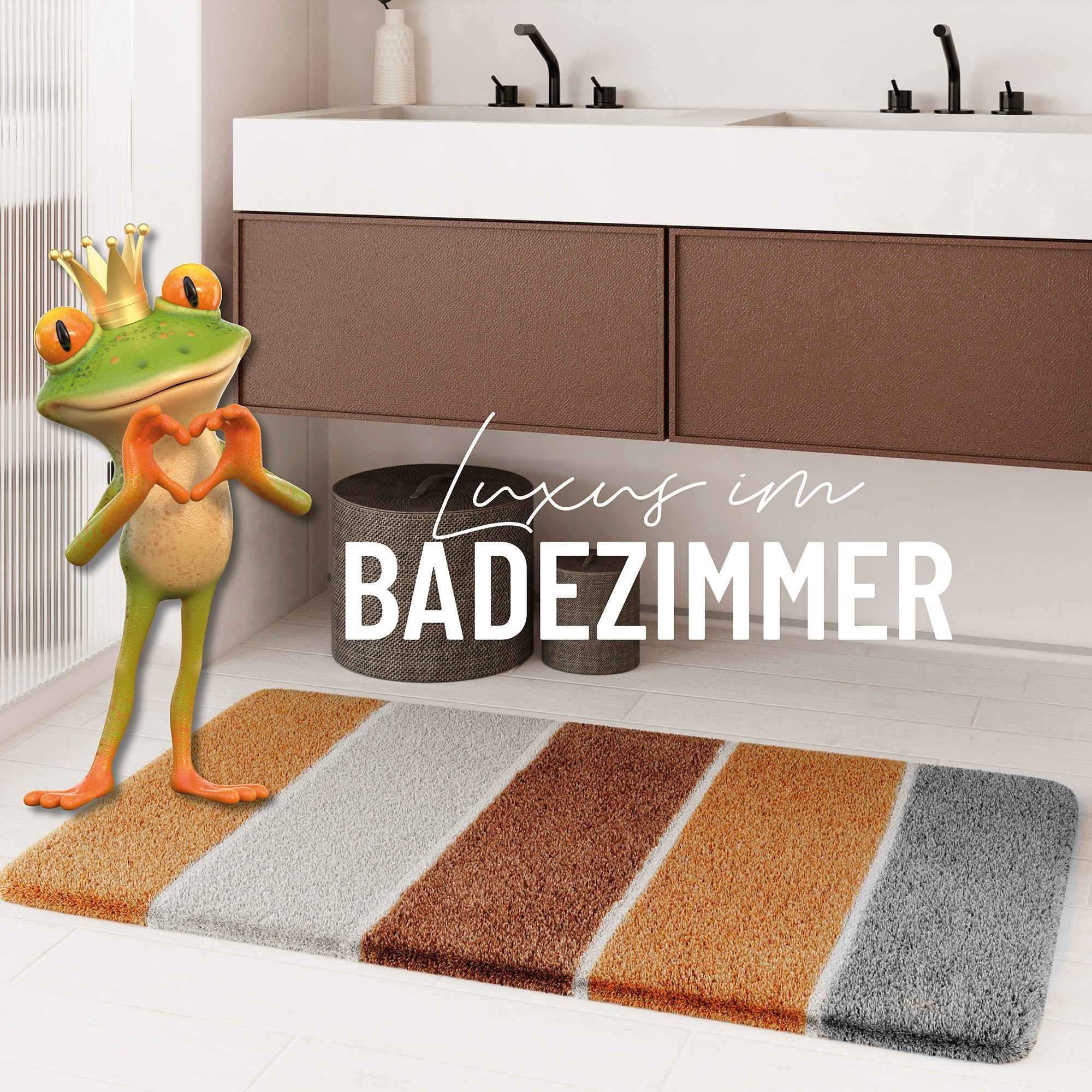 homie-living-badteppich-rio-marina-terracotta-getuftet-100-polyester-rutschhemme image 1