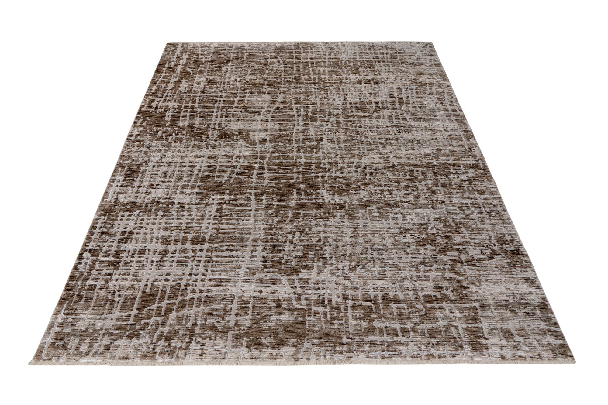 kayoom-amora-260-taupe-kurzflorteppich-11-mm-florh-he-polyester-1900-g-m-maschin image 3