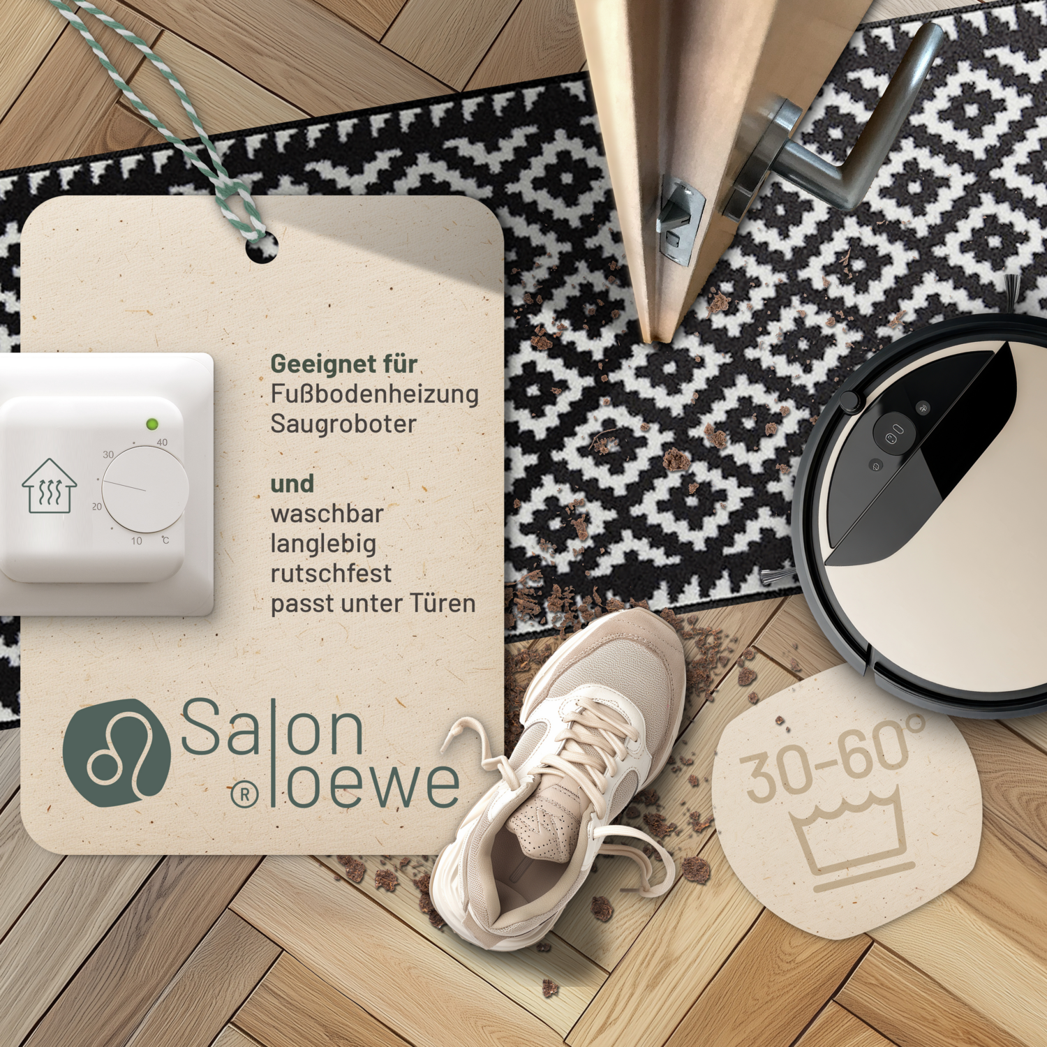salonloewe-tabuk-black-white-teppich-60-x-180-cm-geometrisches-muster-rutschfest image 3