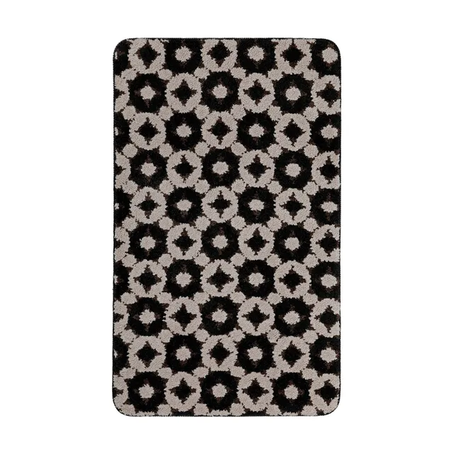 weconhome-basics-badteppich-j-j-schwarz-taupe-getuftet-oeko-tex-rechteckig-rund image 1