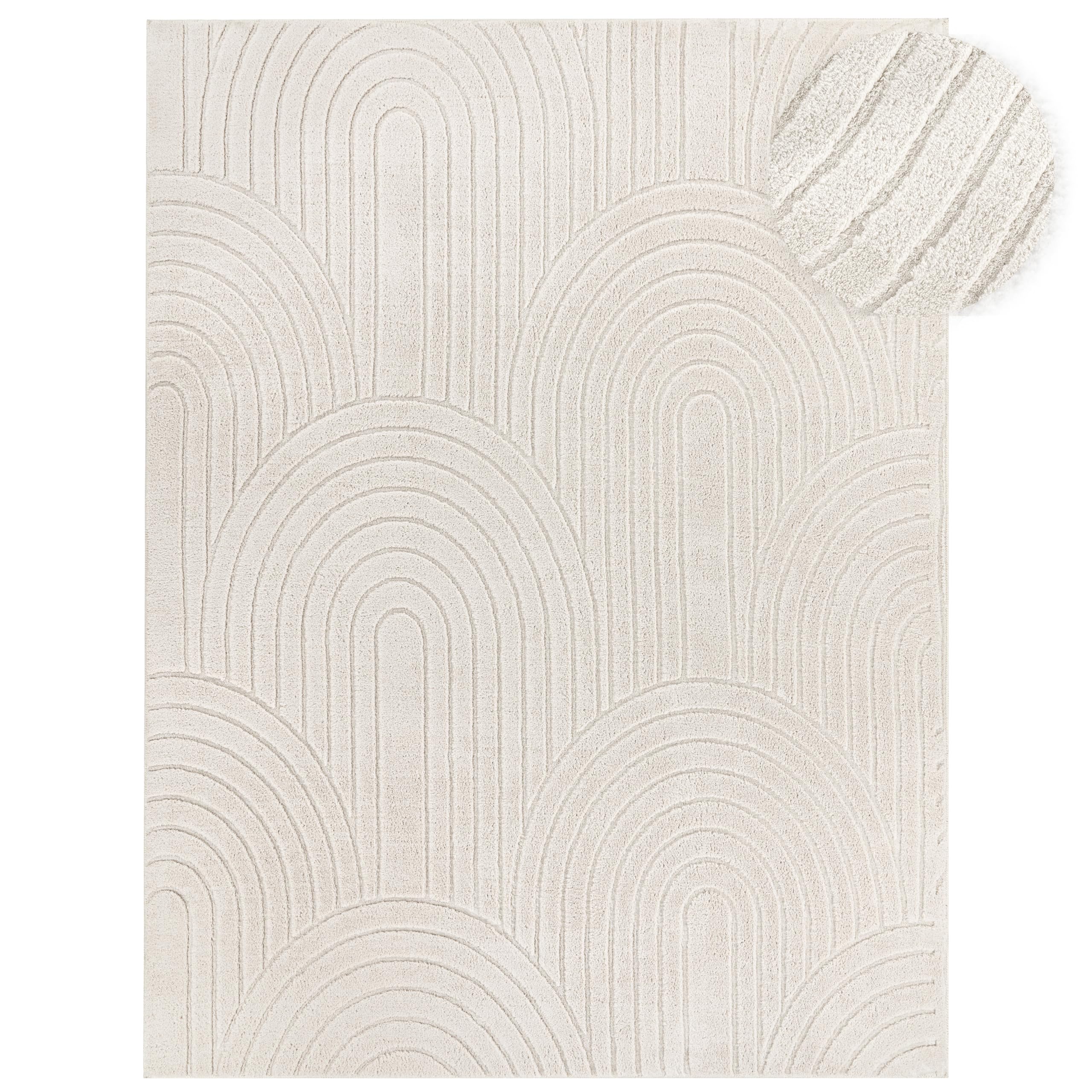 paco-home-teppich-waschbar-creme-3d-regenbogen-240x340-cm image 7