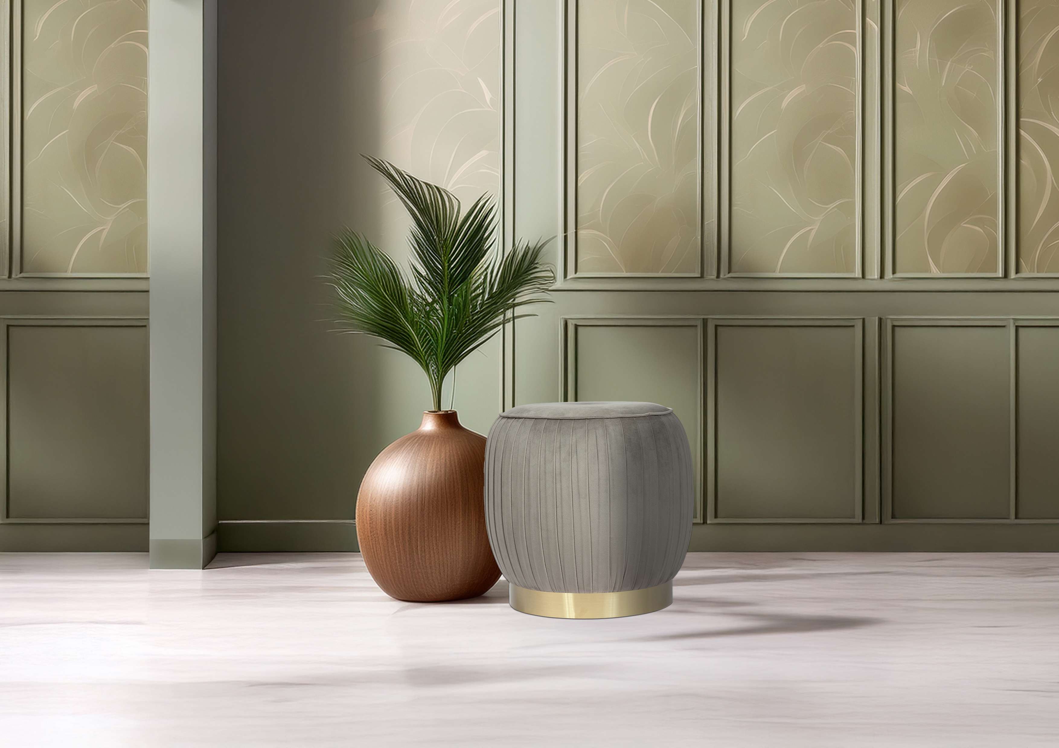 kayoom-hocker-lyla-125-samtiger-polsterhocker-mit-goldenem-edelstahl-sockel image 8