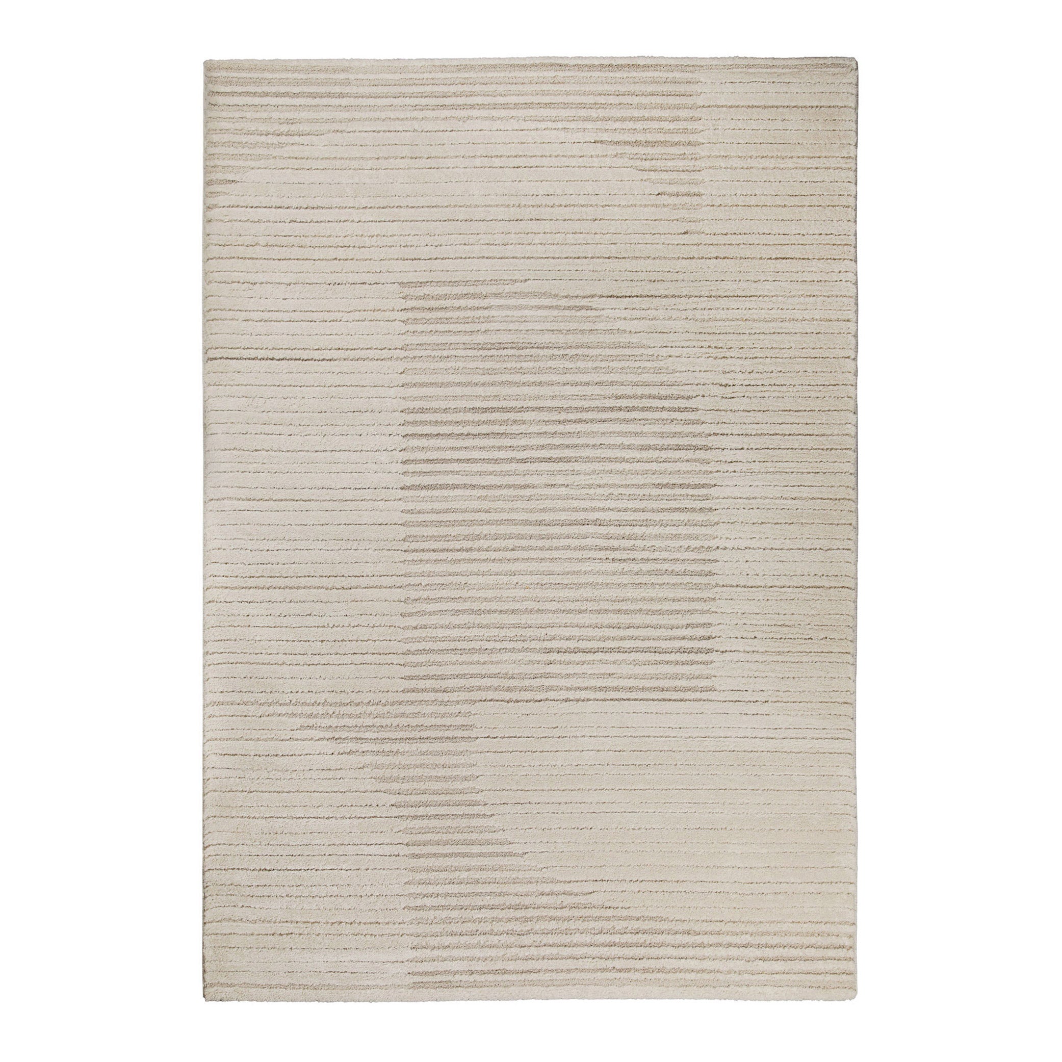 weconhome-kurzflor-teppich-creme-beige-sven-mit-geometrischem-linien-design-oeko image 2