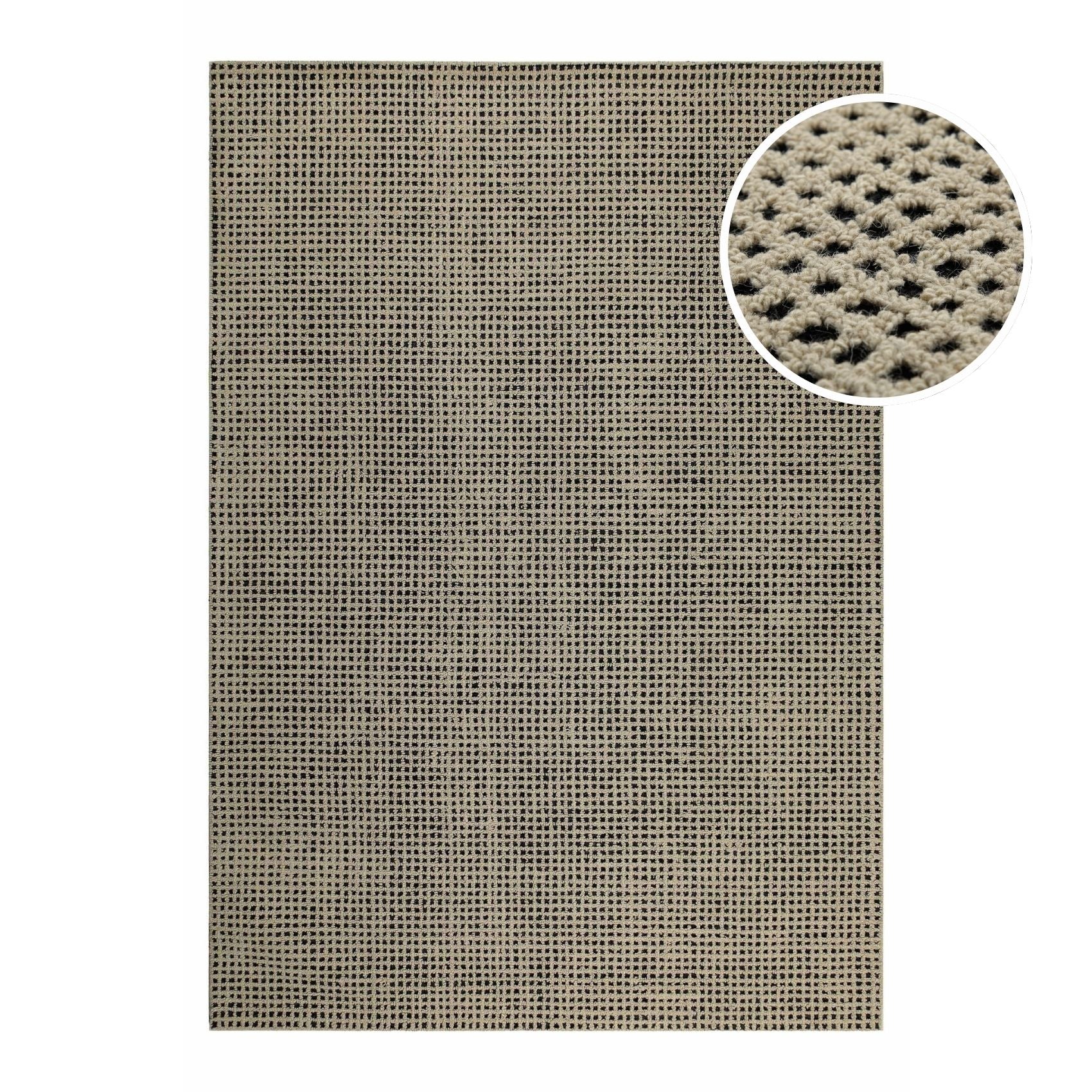 hamptons-by-weconhome-kurzflor-teppich-twentynine-in-sand-beige-handgetufteter-t image 1