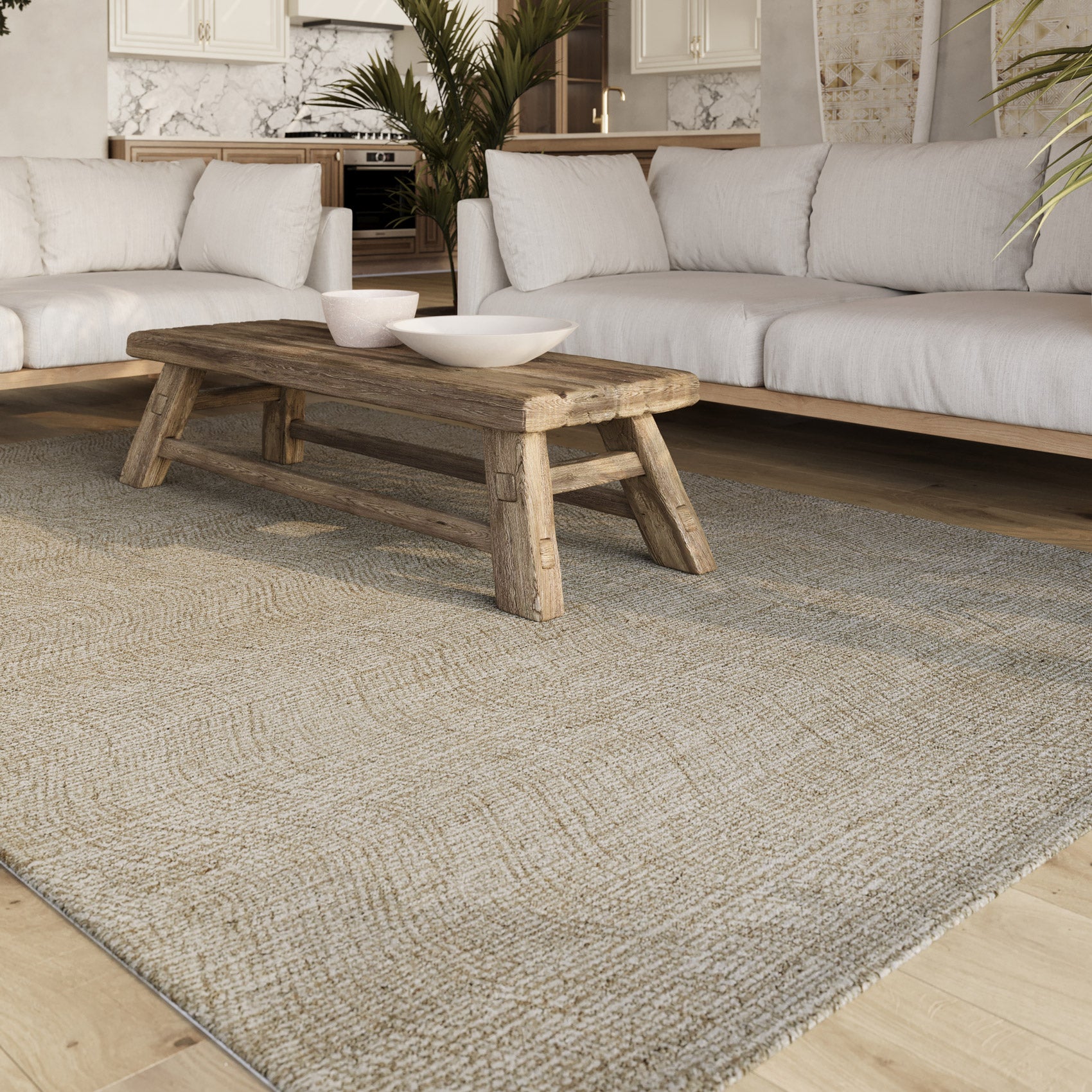 weconhome-hamptons-thirteen-kurzflor-teppich-aus-schurwolle-in-sand-beige-handge image 2