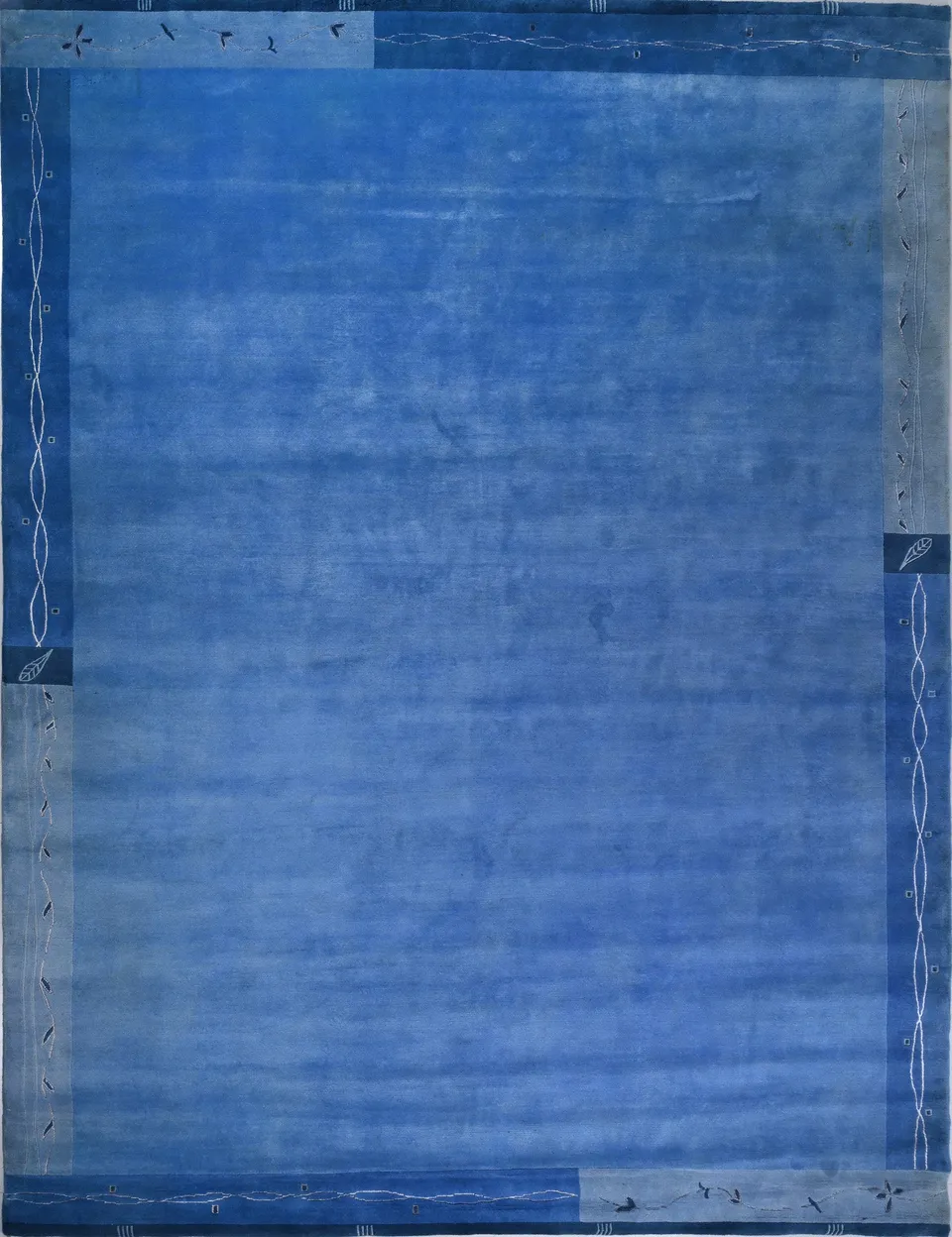 weconhome-tibet-teppich-blau-retro-bord-re-handgekn-pft image 1