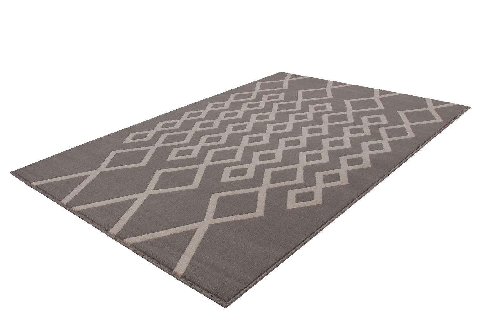 kayoom-lina-425-kurzflorteppich-in-3d-optik-taupe-elfenbein-drop-stitch-verfahre image 5