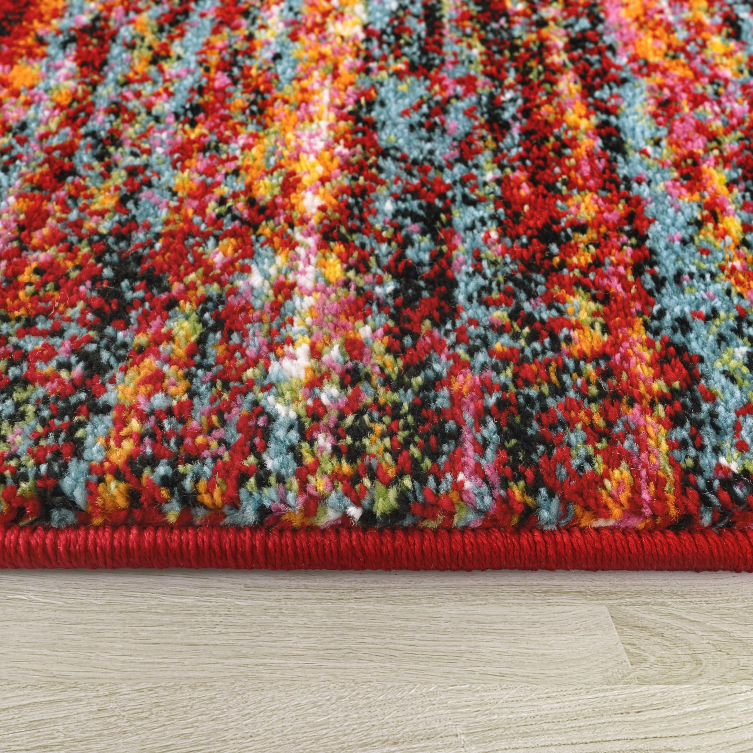 paco-home-ethno-kurzflor-teppich-80x150-cm-bunt image 2