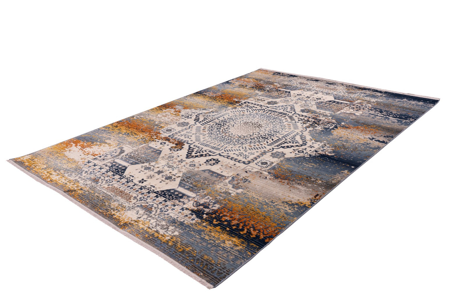 kayoom-anouk-925-vintage-teppich-mit-weichen-fransen image 2
