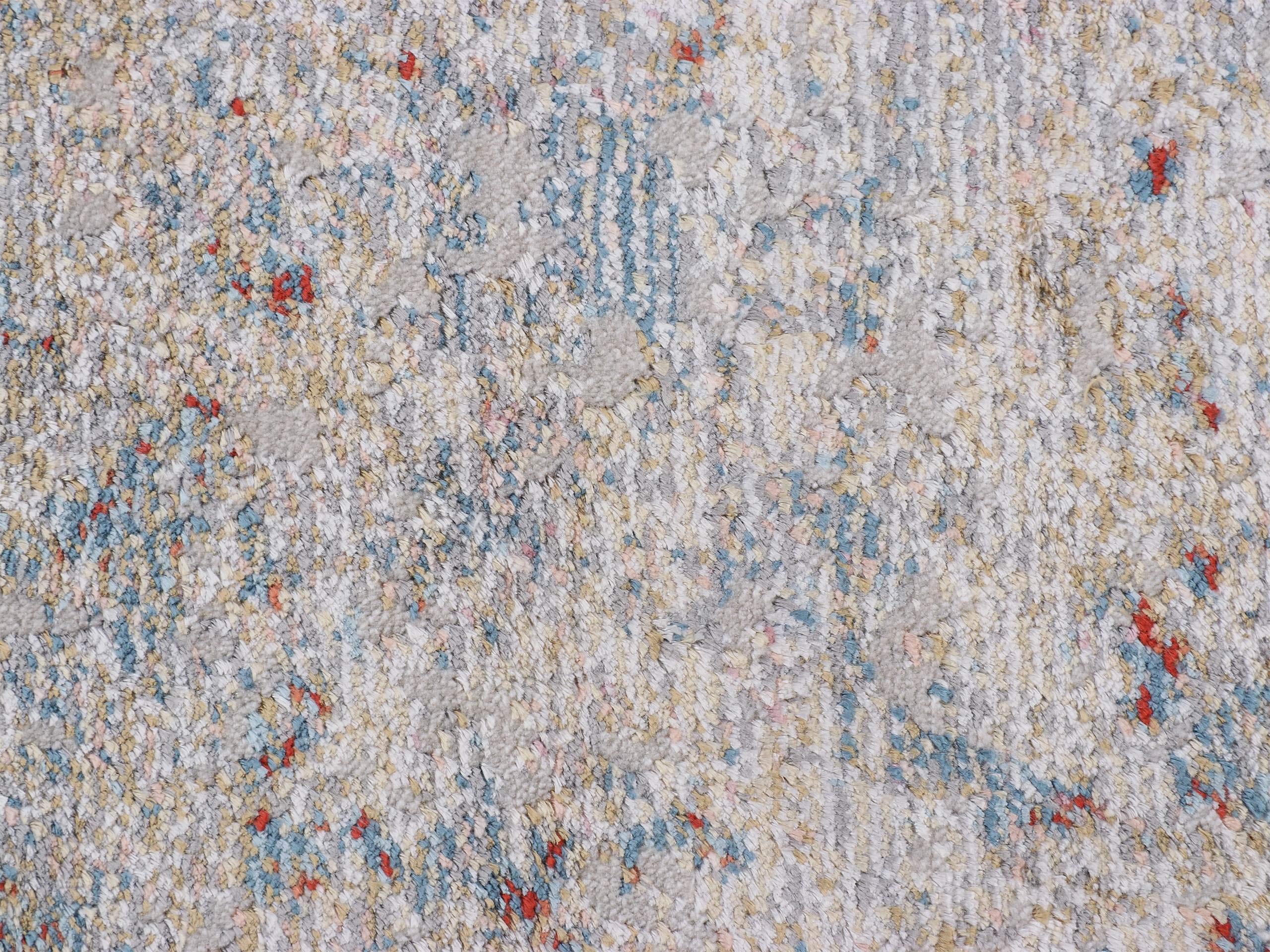 carpetfine-vintage-teppich-stains-beige-80x150-cm-rechteckig-aus-viskose-polyest image 5