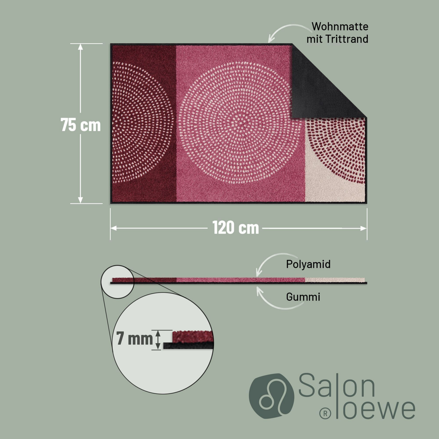 salonloewe-nestor-rose-teppich-75-x-120-cm-eleganter-uni-teppich image 3