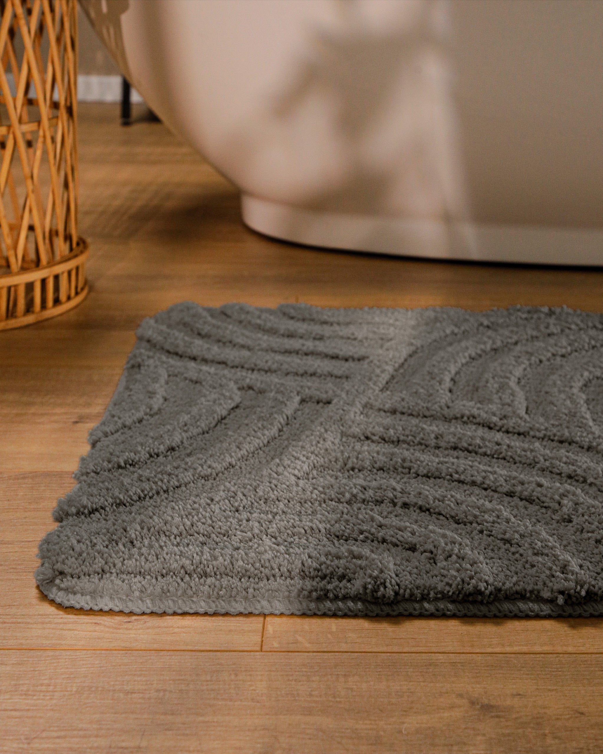bathking-by-weconhome-badteppich-fiete-basalt-grau-getuftet image 6