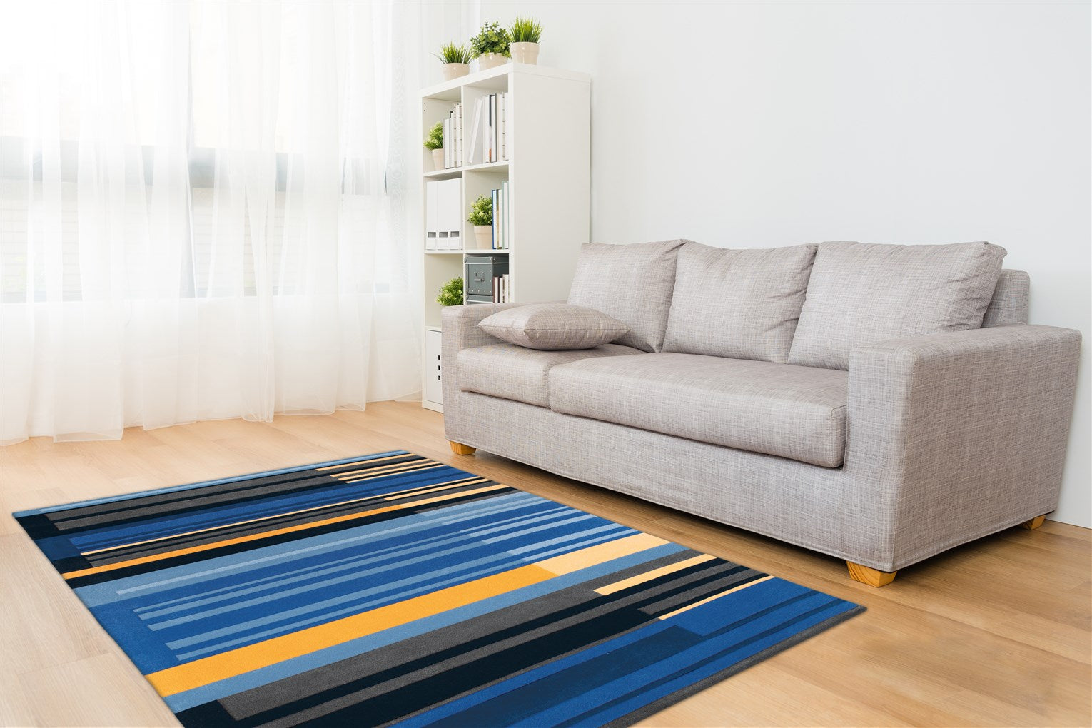 kayoom-joy-4066-motivteppich-bunter-kurzflor-teppich-aus-acryl-f-r-wohn-schlaf-u image 2