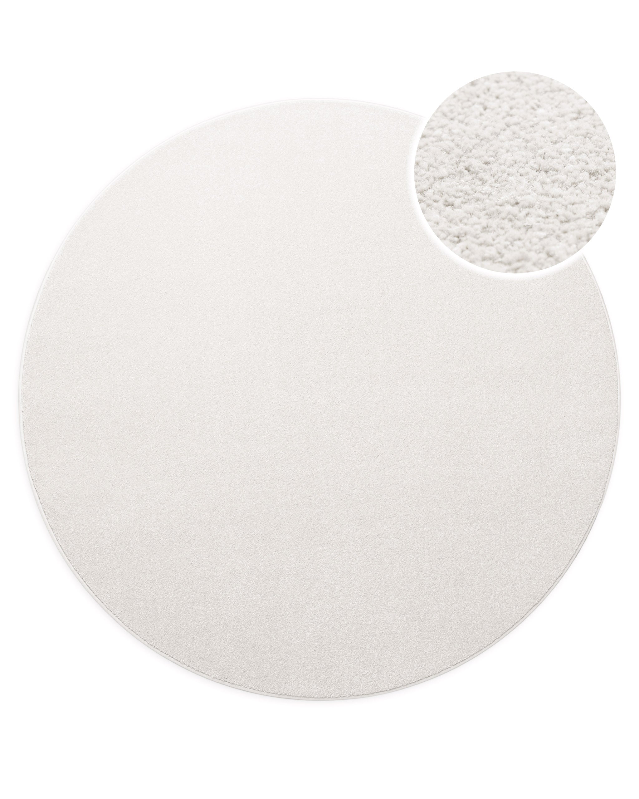homie-living-montepulciano-kurzflorteppich-rund-creme-wei-15-mm image 7