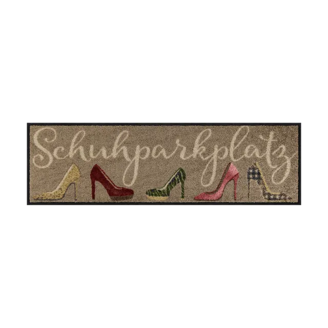 salonloewe-stiletto-parkplatz-schuhabstellmatte-30-x-100-cm-modische-matte-mit-d image 1
